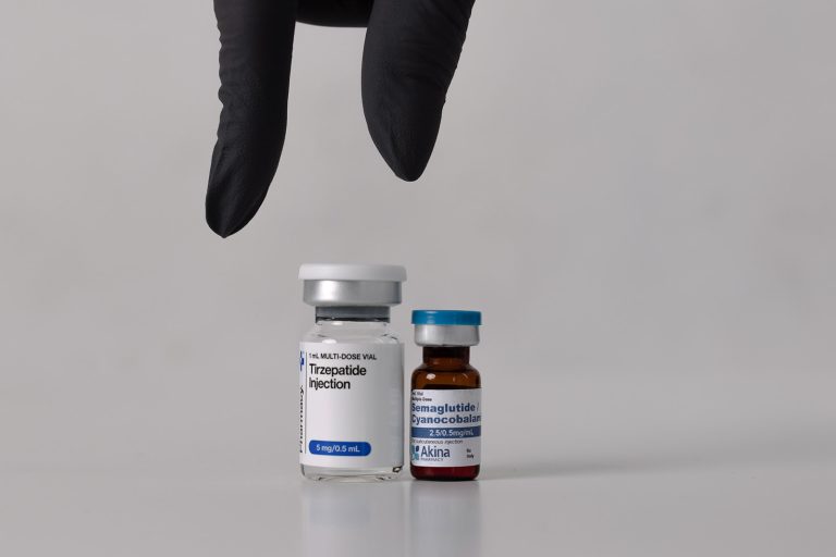 Vials of GLP1 Medication
